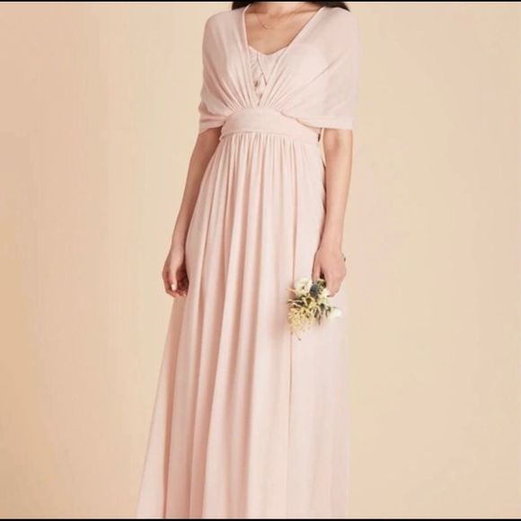 Birdy Grey Grace Convertible Pink Dress Wedding Prom Special Occasion Sz Sm